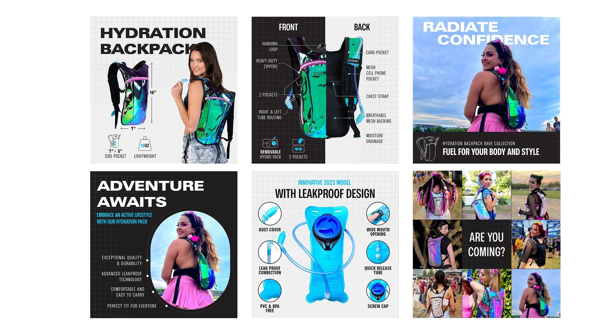 Hydration Pack Backpack (Small) SoJourner