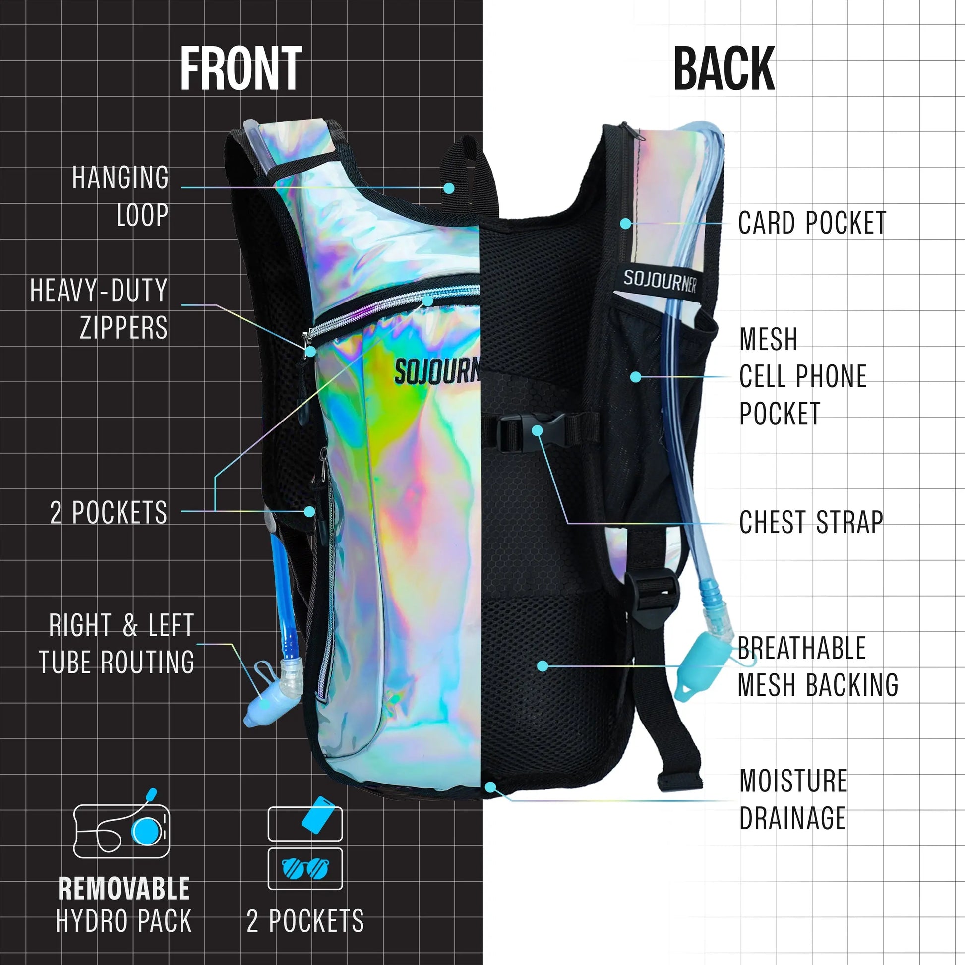 Hydration Pack Backpack (Small) SoJourner