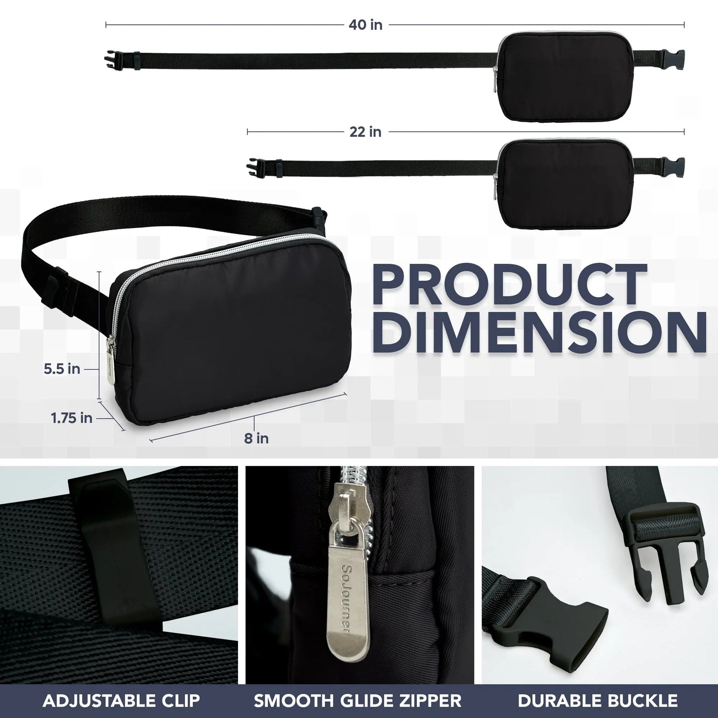 Fanny Pack (1 Pocket) SoJourner