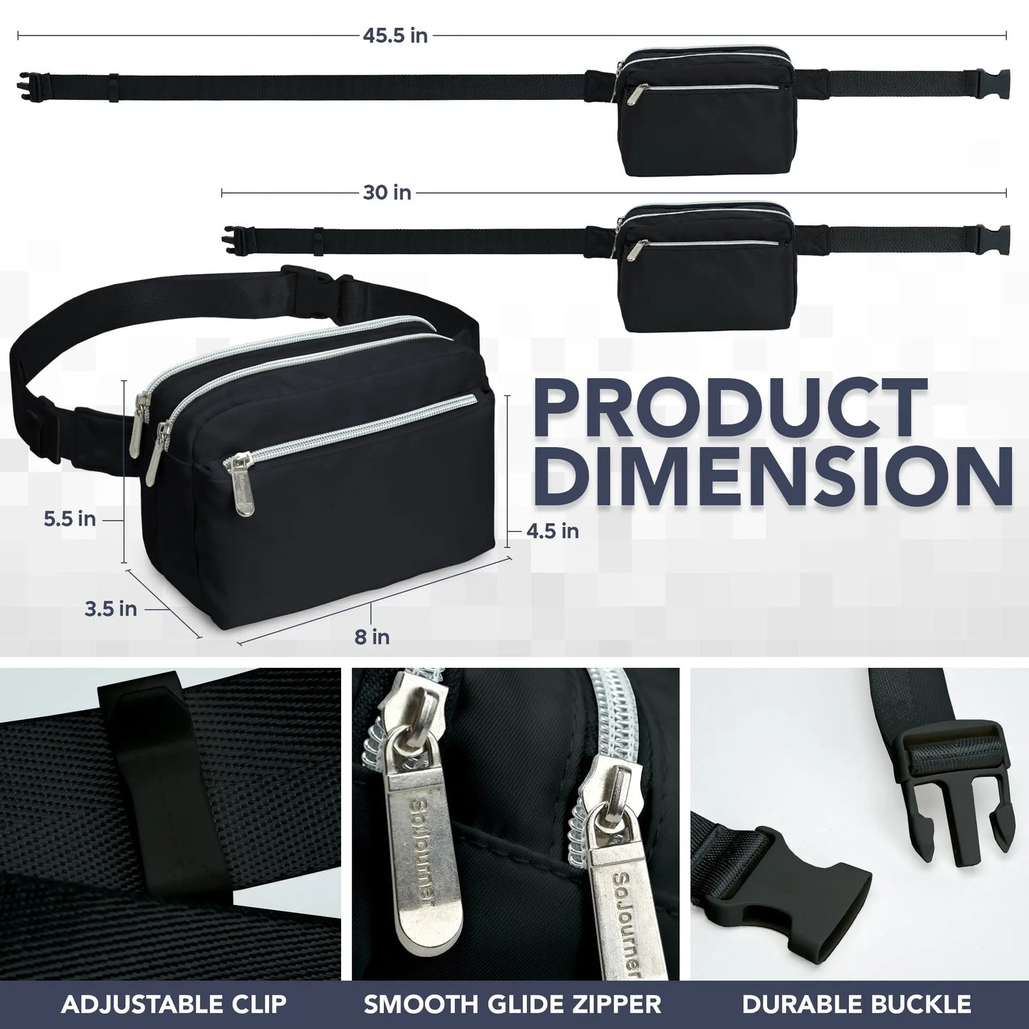 Fanny Pack (3 Pocket) SoJourner
