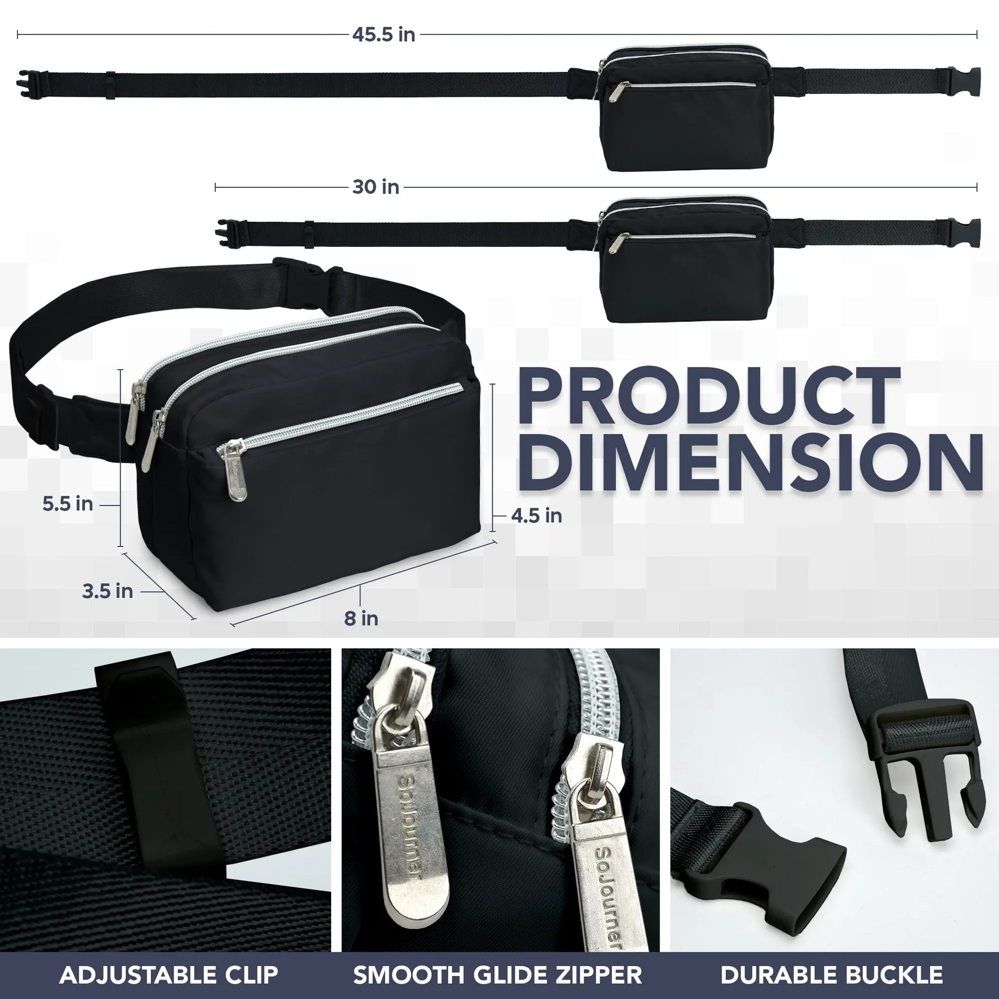 Fanny Pack (3 Pocket) SoJourner