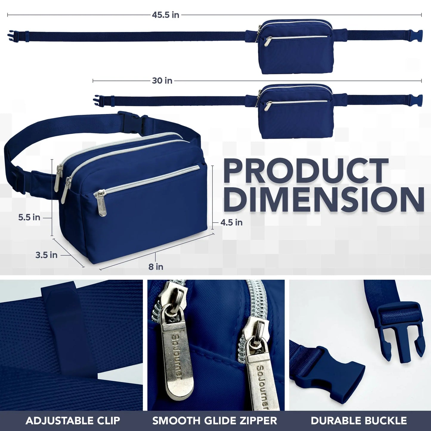 Fanny Pack (3 Pocket) SoJourner