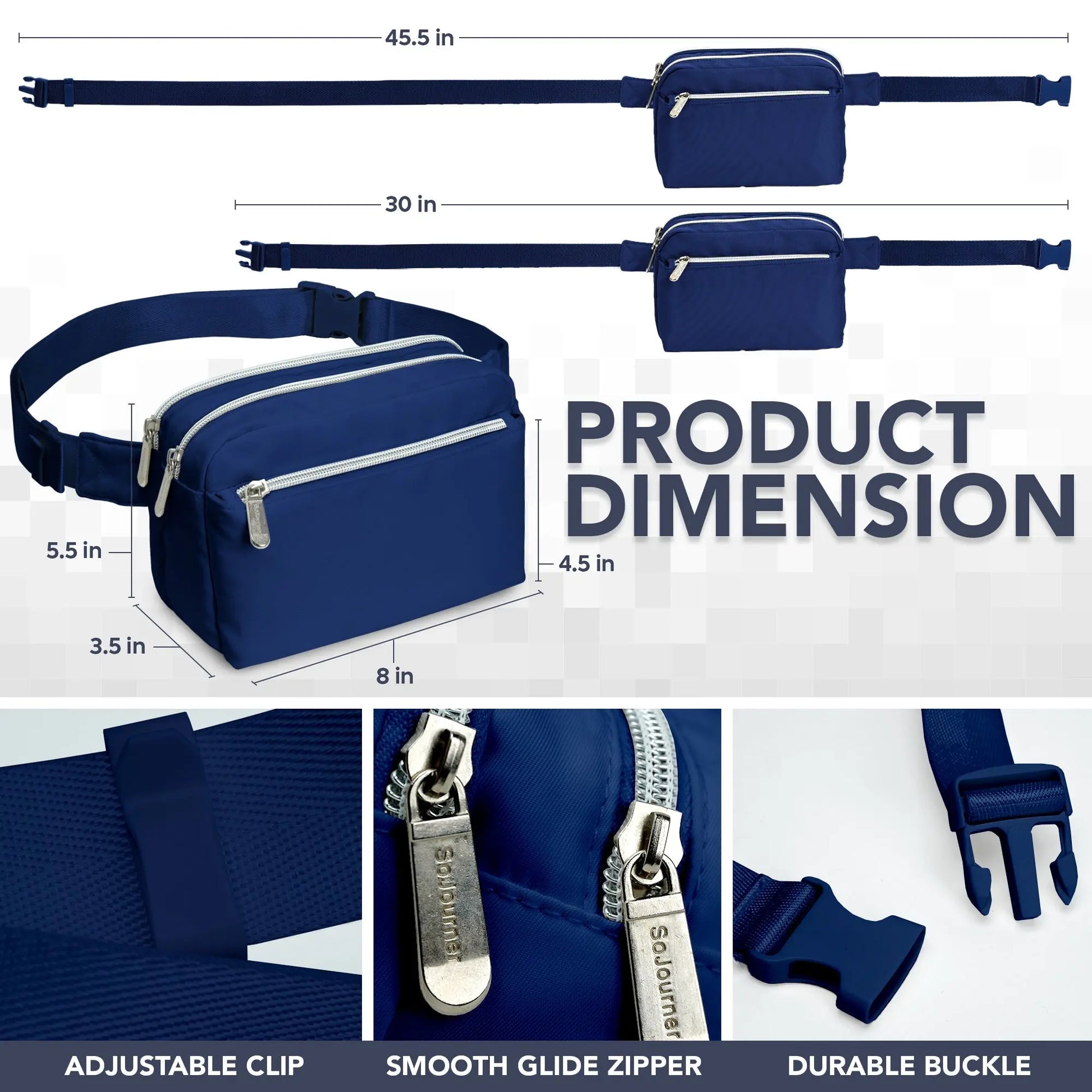 Fanny Pack (3 Pocket) SoJourner