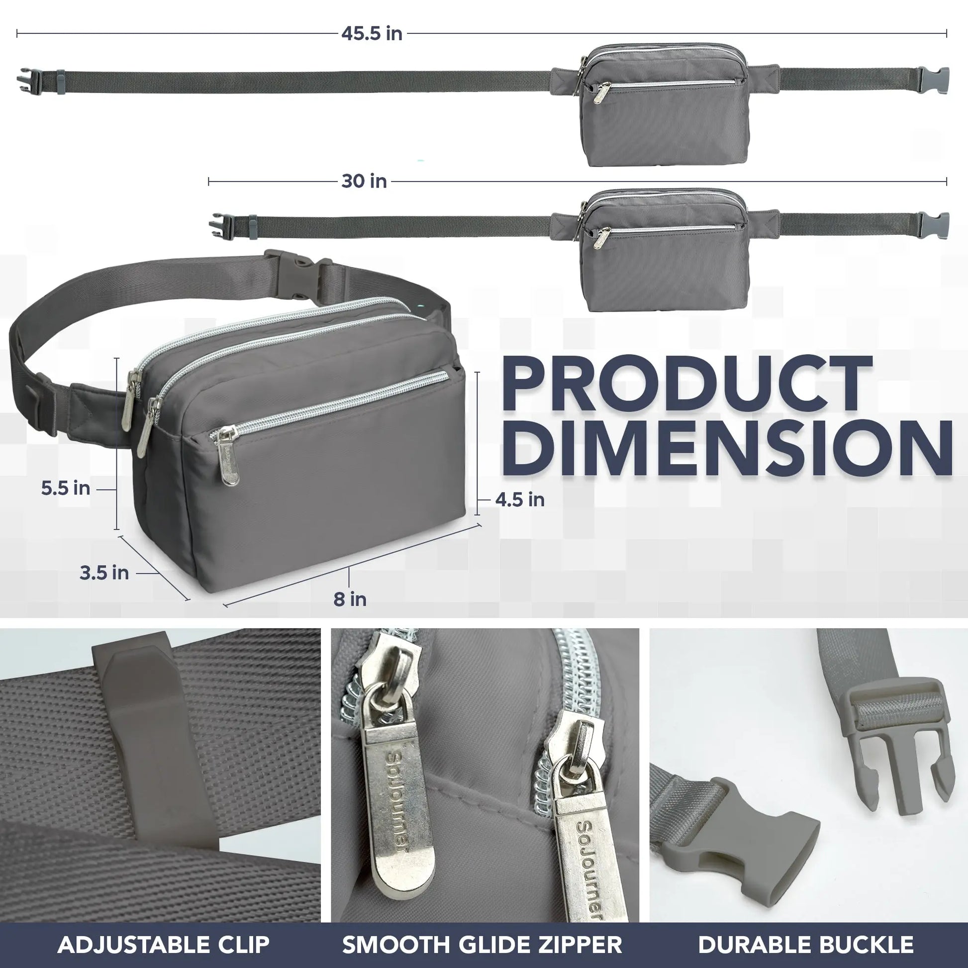 Fanny Pack (3 Pocket) SoJourner