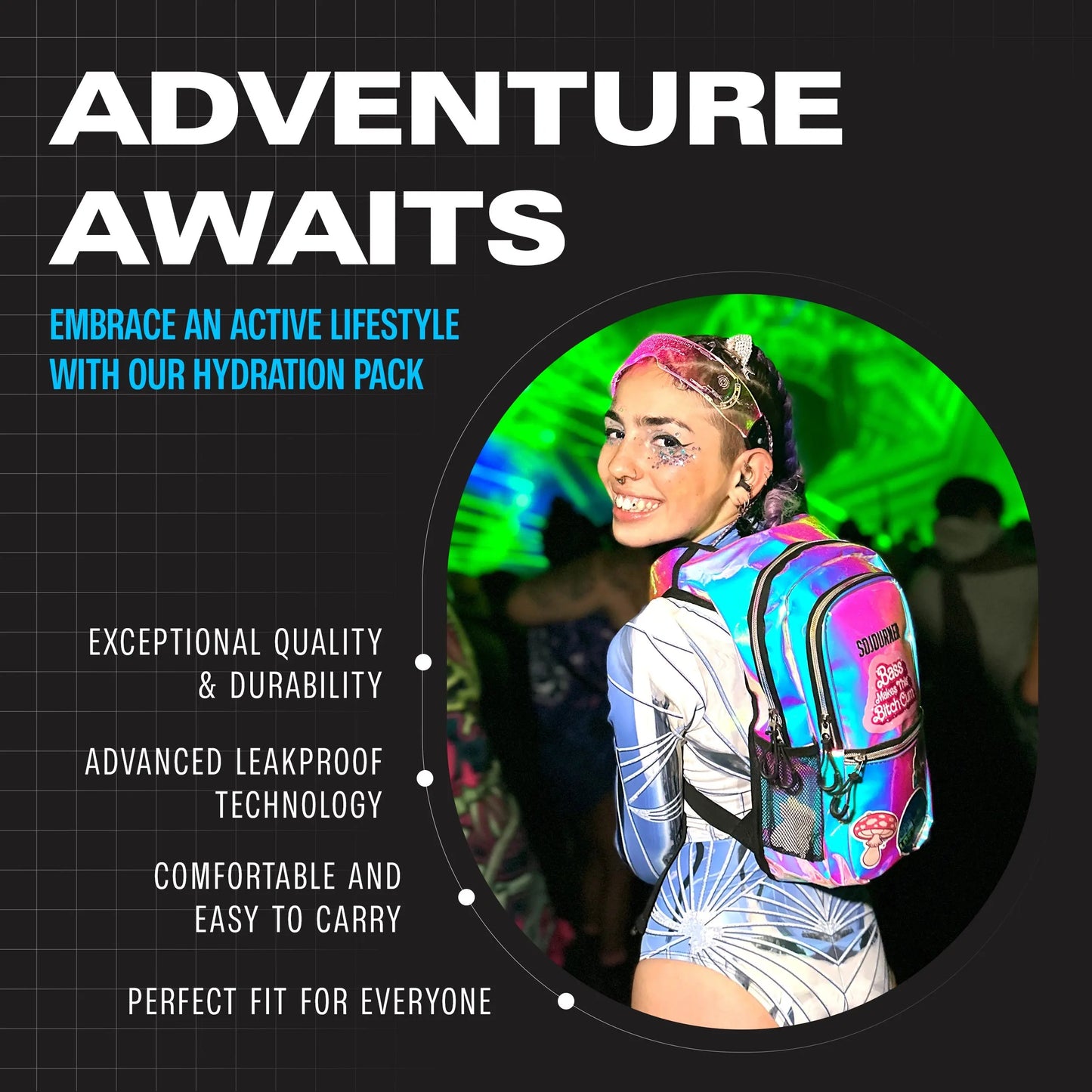 Hydration Pack Backpack (Medium) SoJourner