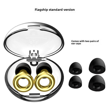 High-Fidelity Noise Reduction Earplugs with gold-plated ring