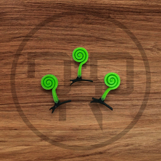 Lil Sprout Swirl | Kandi Beads | Shoe Charms