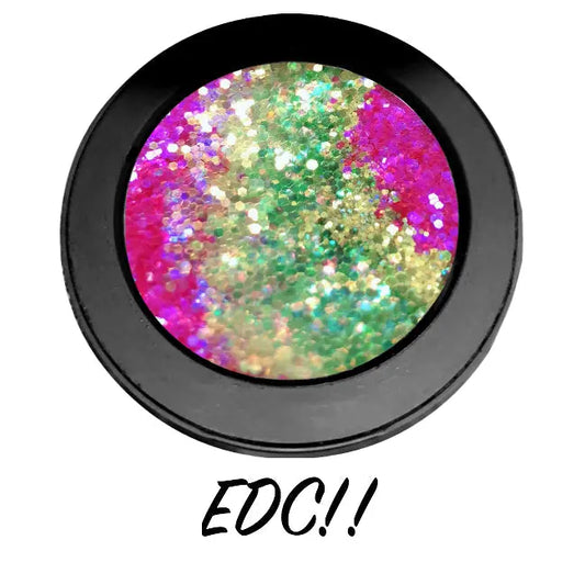 *EDC (Electric Daisy Festival)* Metallic/Iridescent Duo Pressed Glitter! inkeddollcosmetics