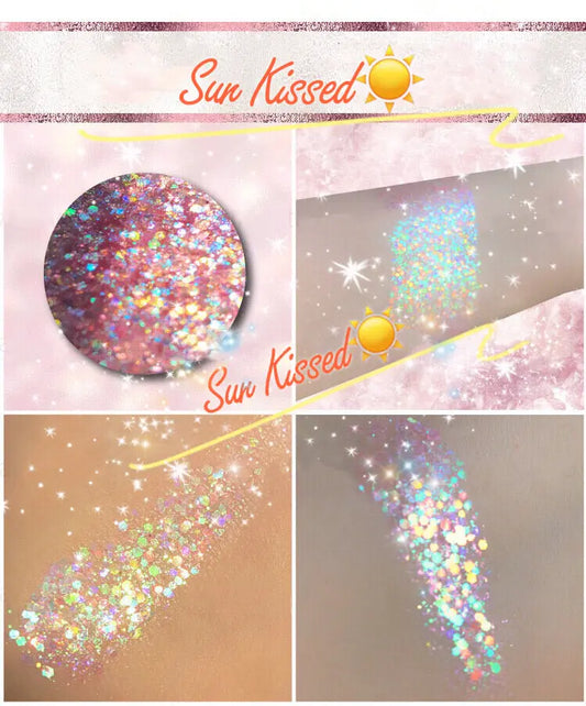 SUN KISSED *LMT EDT* Summer Festival Pressed Glitter inkeddollcosmetics
