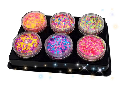 "BEYOND WONDERLAND" *UV*/BlackLight* Festival FunFetti inkeddollcosmetics