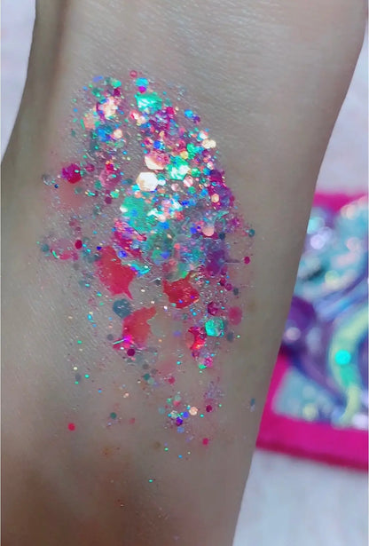 UNICORN FESTIVAL GLOW Glitter Gel inkeddollcosmetics