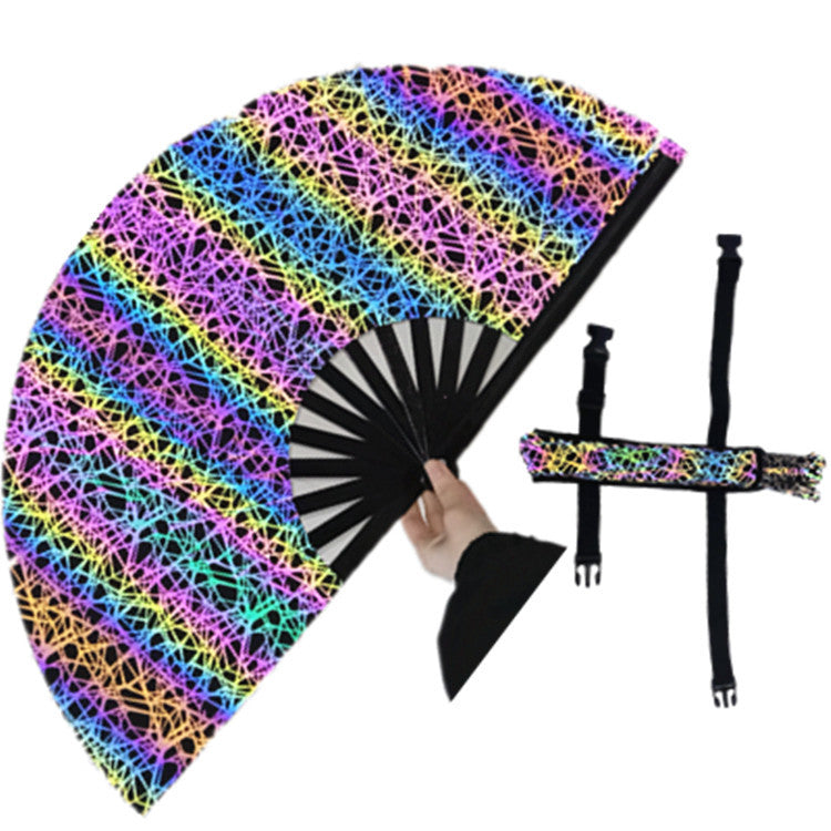 Reflective Rave Hand Fan