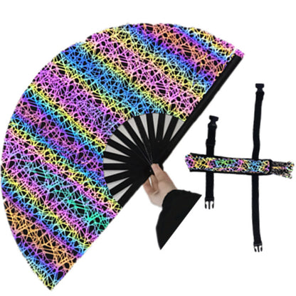 Reflective Rave Hand Fan