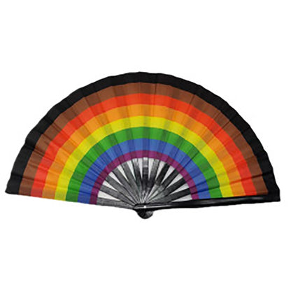 Holographic Rave Hand Fan