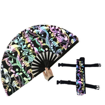 Reflective Rave Hand Fan