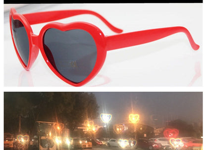 Heart Diffraction Rave Glasses