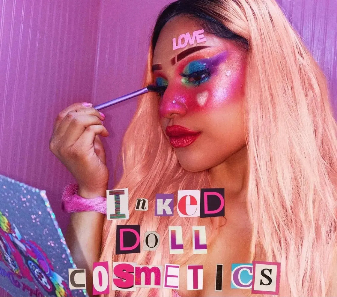 NEON LIGHTS (24PC) *BLACKLIGHT!* Pigment/Glitter Pallete! inkeddollcosmetics