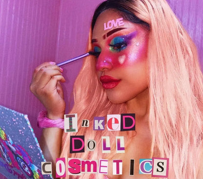 NEON LIGHTS (24PC) *BLACKLIGHT!* Pigment/Glitter Pallete! inkeddollcosmetics