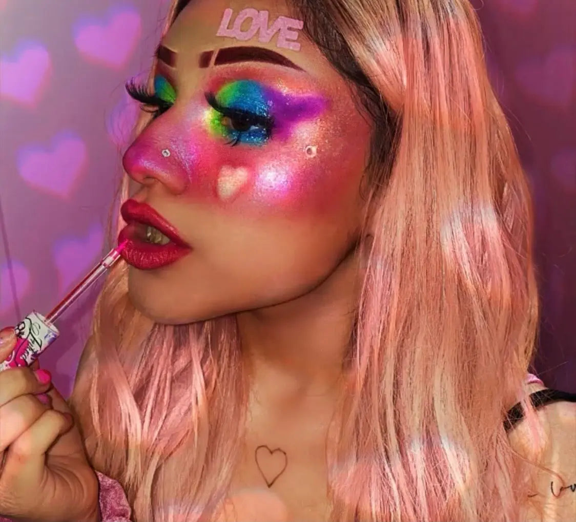 NEON LIGHTS (24PC) *BLACKLIGHT!* Pigment/Glitter Pallete! inkeddollcosmetics
