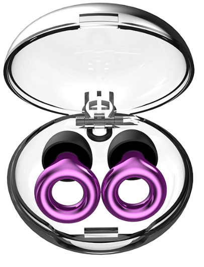 High-Fidelity Noise Reduction Earplugs, reusable silicone festival earplugs, view 2